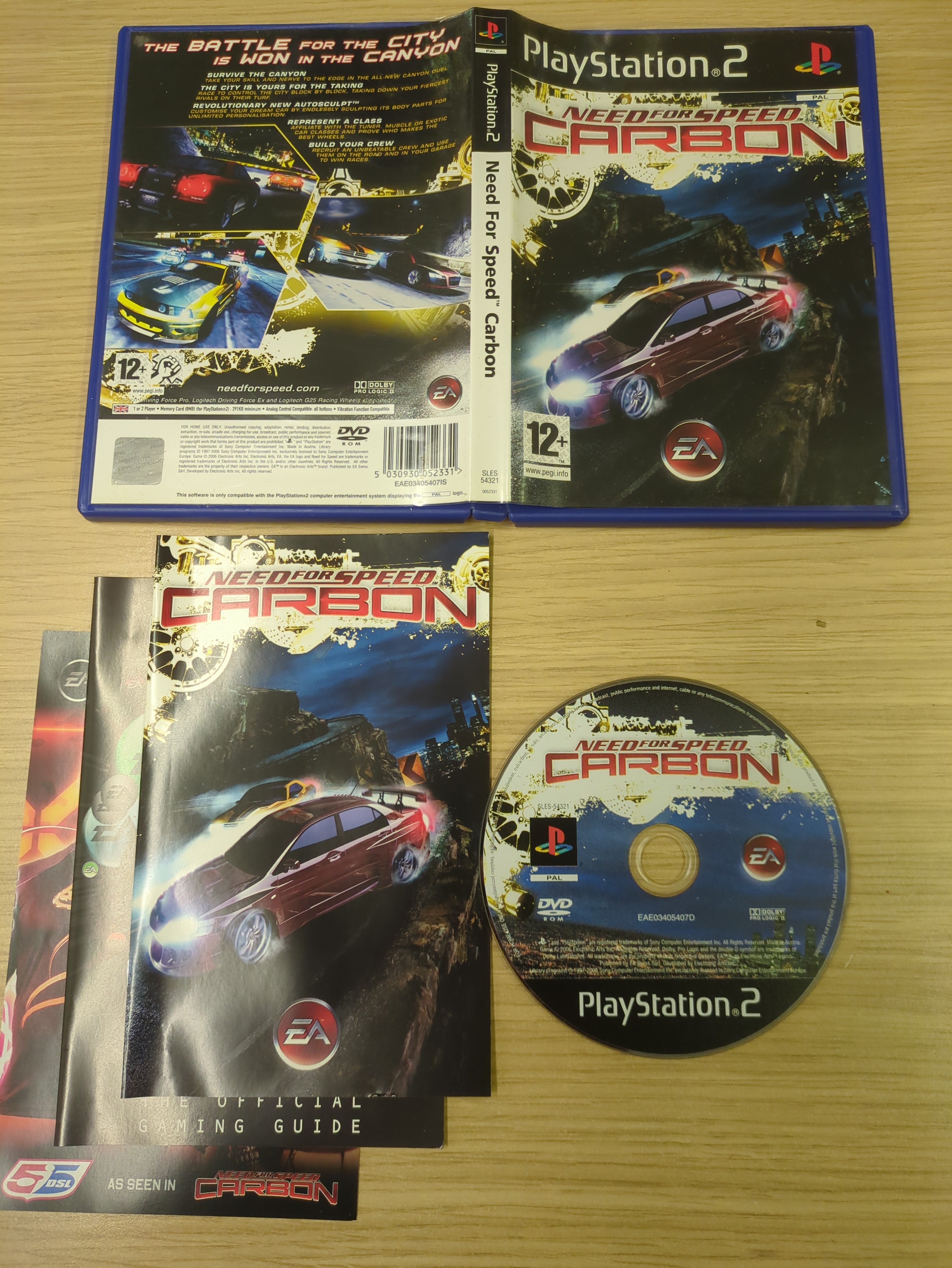 Need For Speed Carbon Sony PS2 game Need For Speed Carbon Sony PS2 game